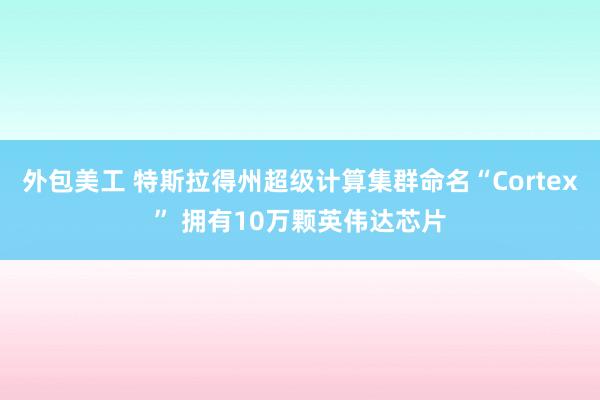 外包美工 特斯拉得州超级计算集群命名“Cortex” 拥有10万颗英伟达芯片